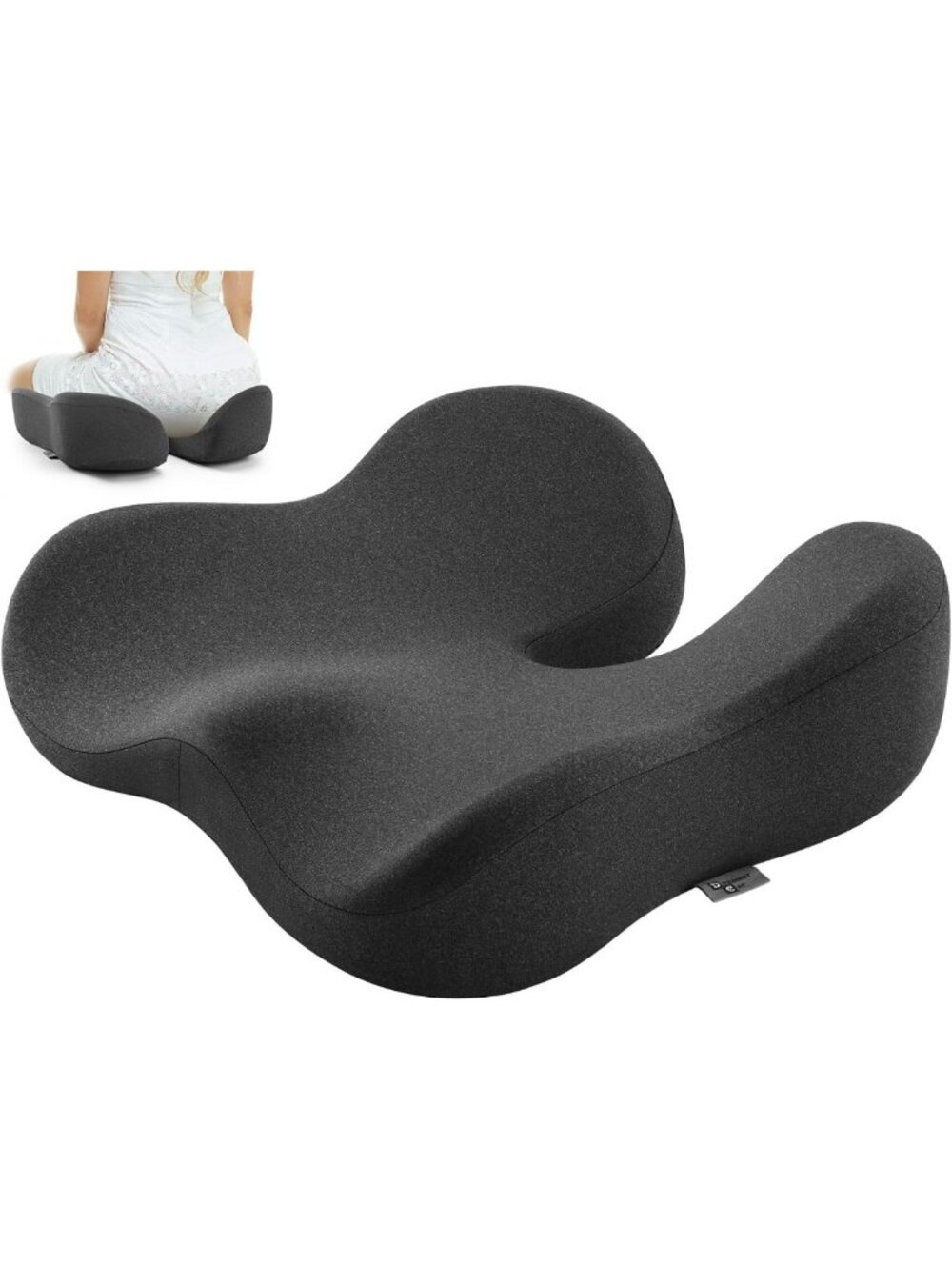 Comfortable Seat Cushion for Tailbone & Sciatica Pain Relief - Ergonomic Support